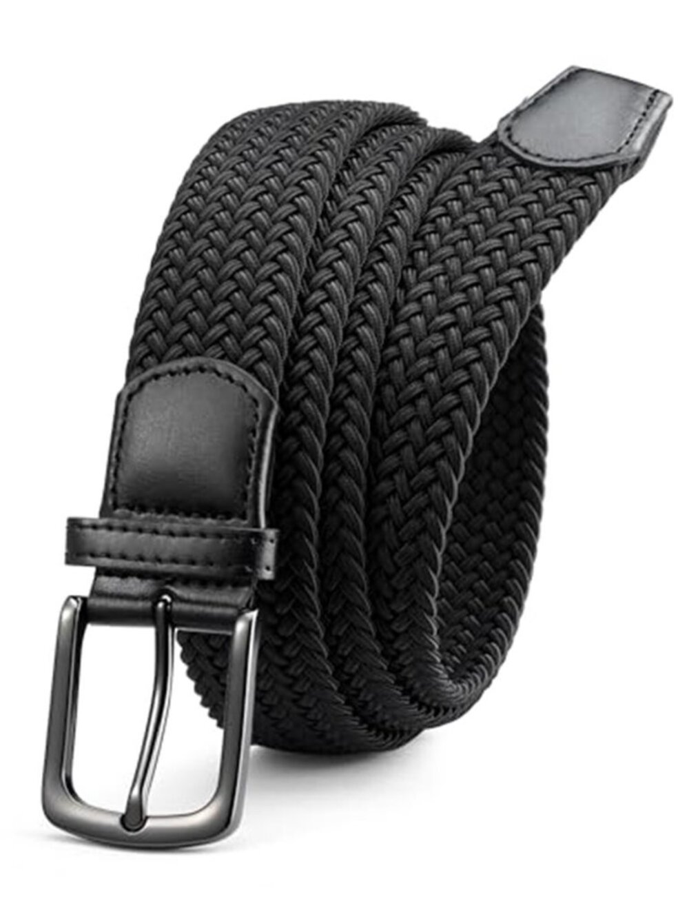 CHAOREN Mens Belt - Braided Stretch Golf Belt for Men 1 3/8"- Gift for Golf